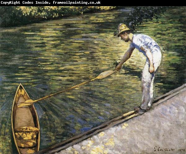 Gustave Caillebotte Tug the racing boat